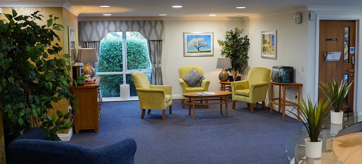 Communal Area at Yarnton Residential & Nursing Home, Kidlington, Oxfordshire