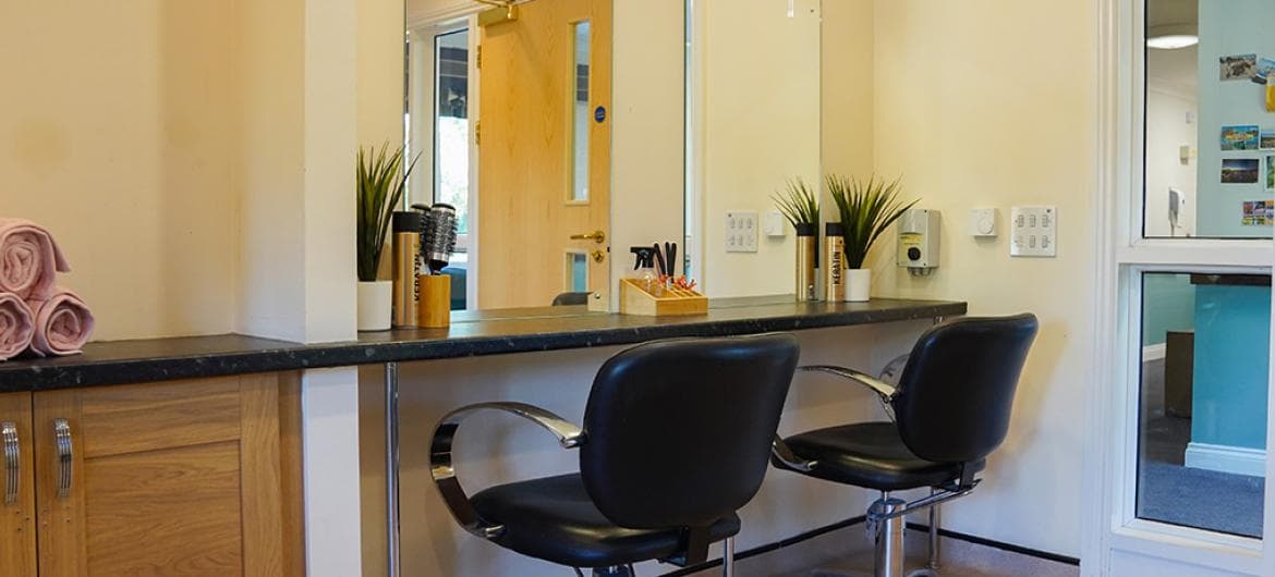 Salon at Yarnton Residential & Nursing Home, Kidlington, Oxfordshire