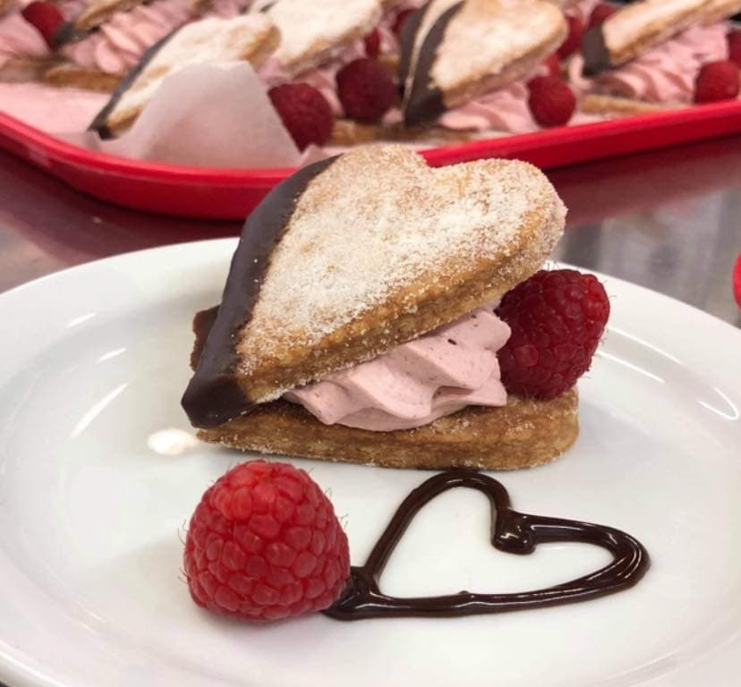 Baking at Downs House Care Home in Petersfield, Hampshire