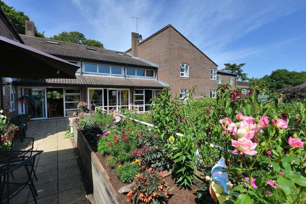 Exterior of Oakwood Court in Haywards Heath, West Sussex