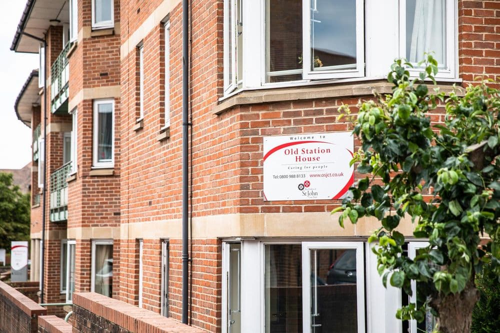 Exterior of Old Station House care home in Abingdon, Oxfordshire