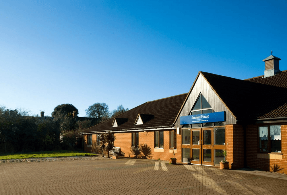 Exterior of Sandford House care home in Dereham, Norfolk