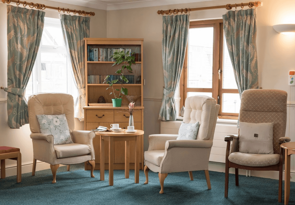 Lounge of The Sidcup care home in Sidcup, Kent
