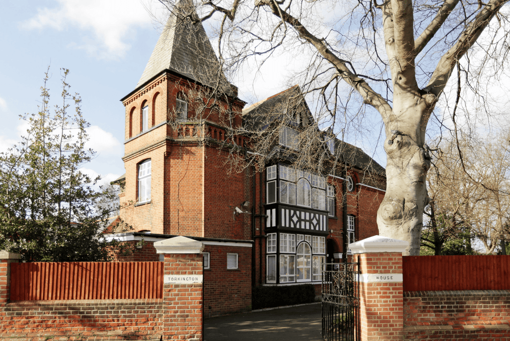 Exterior of Torkington House in London, Greater London