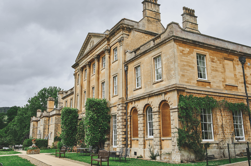 Exterior of Shockerwick House in Lower Shockerwick, Bath