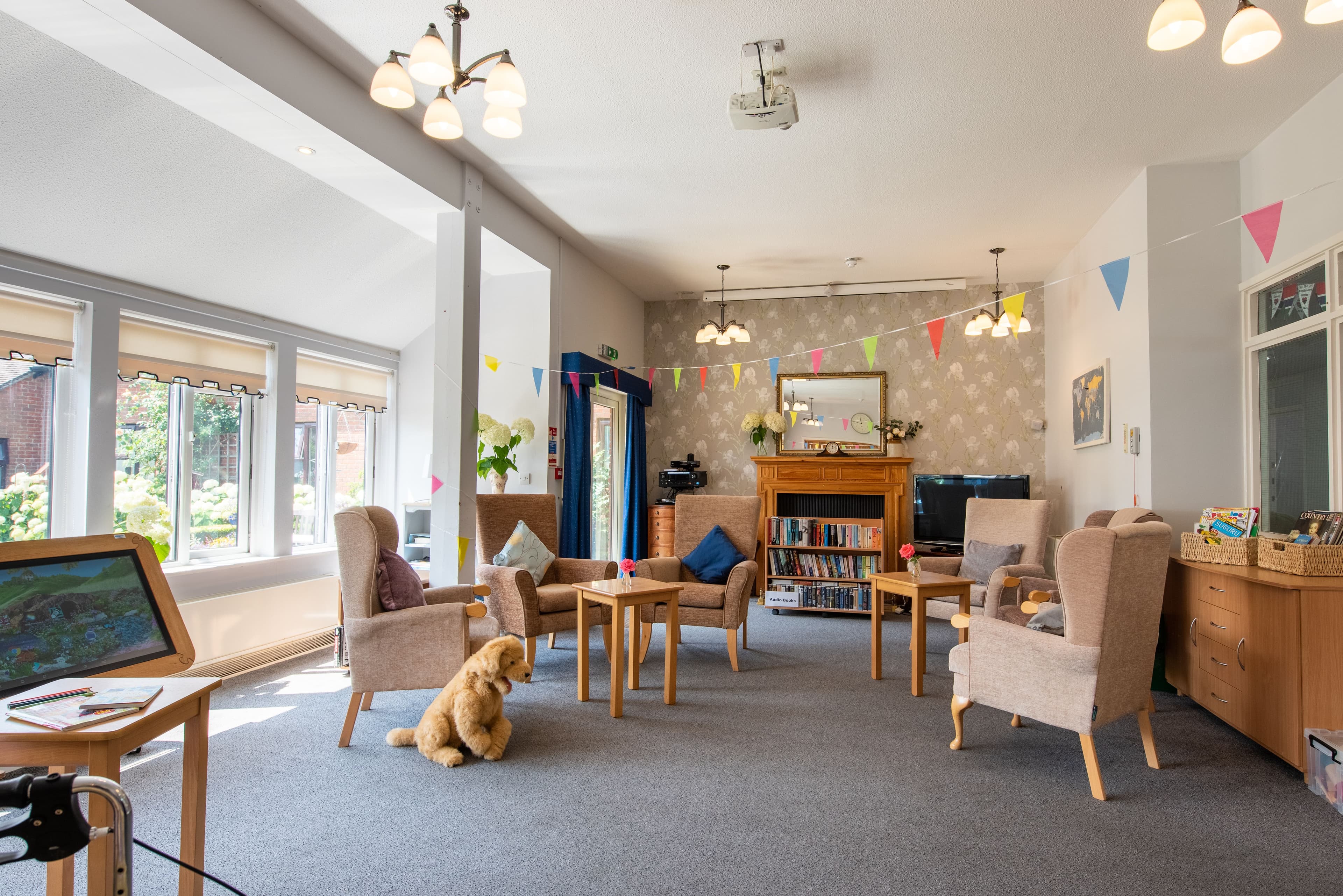 Communal area of Froxfield in Marlborough, Wiltshire