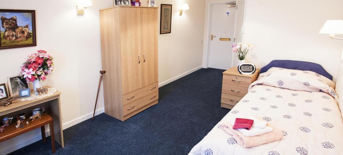 Bedroom at Regent Residential, St John's, Worcester