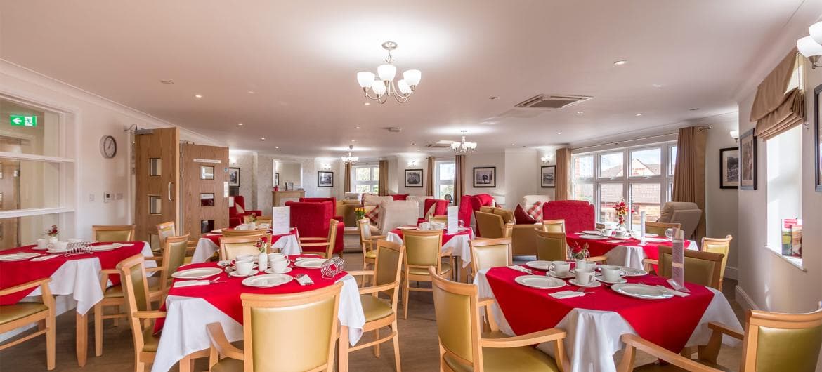 Dining Room at Ridgewood Court, Birkenhead, Wirral