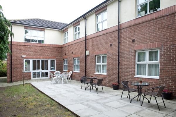 Courtyard at Rushyfields Residential & Nursing, Brandon, Durham