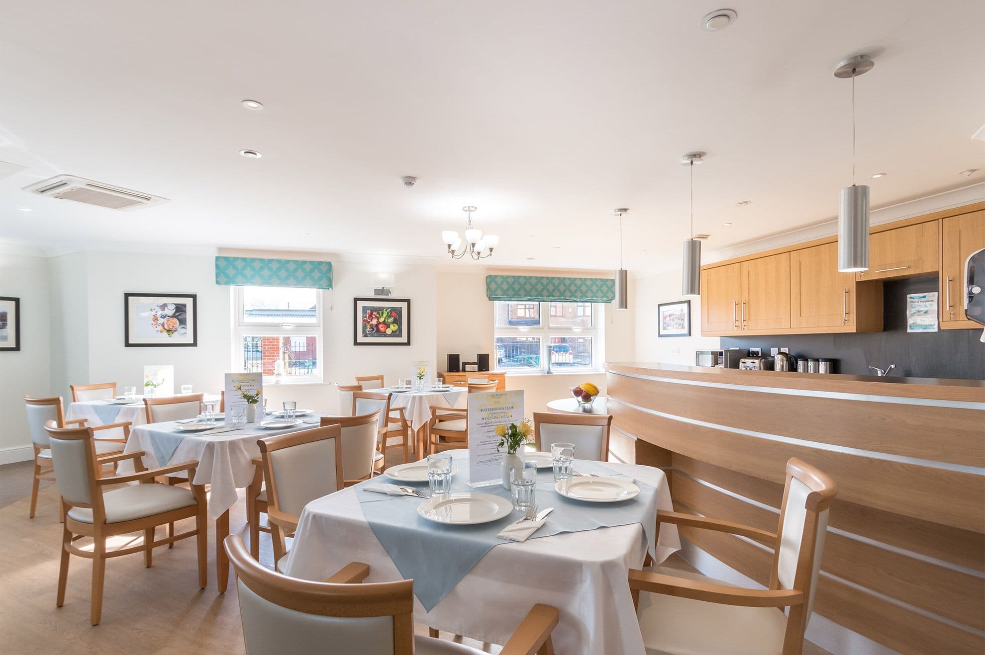 Dining Area at Ridgewood Court, Birkenhead, Wirral