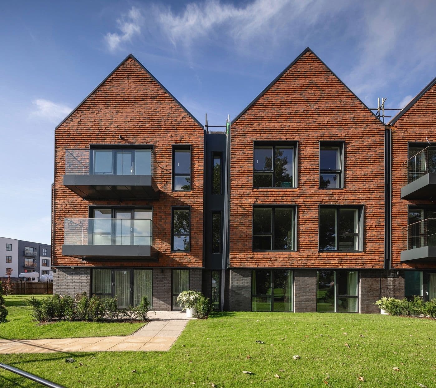 Exterior of Lichfield Bonds Retirement Development in Lichfield, Staffordshire