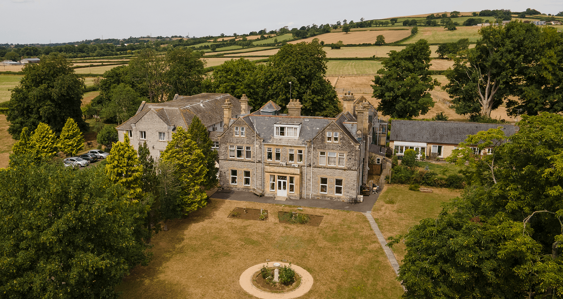 Exterior of  The Glen Care Home in Shepton Mallet, Mendip