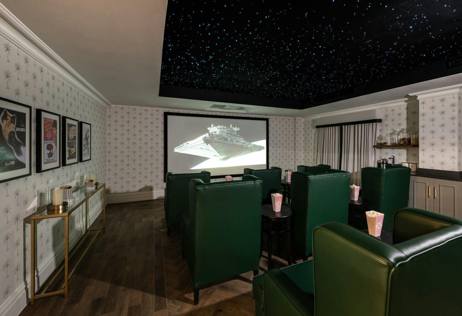 Cinema at Hutton View Care Home in Brentwood, Essex