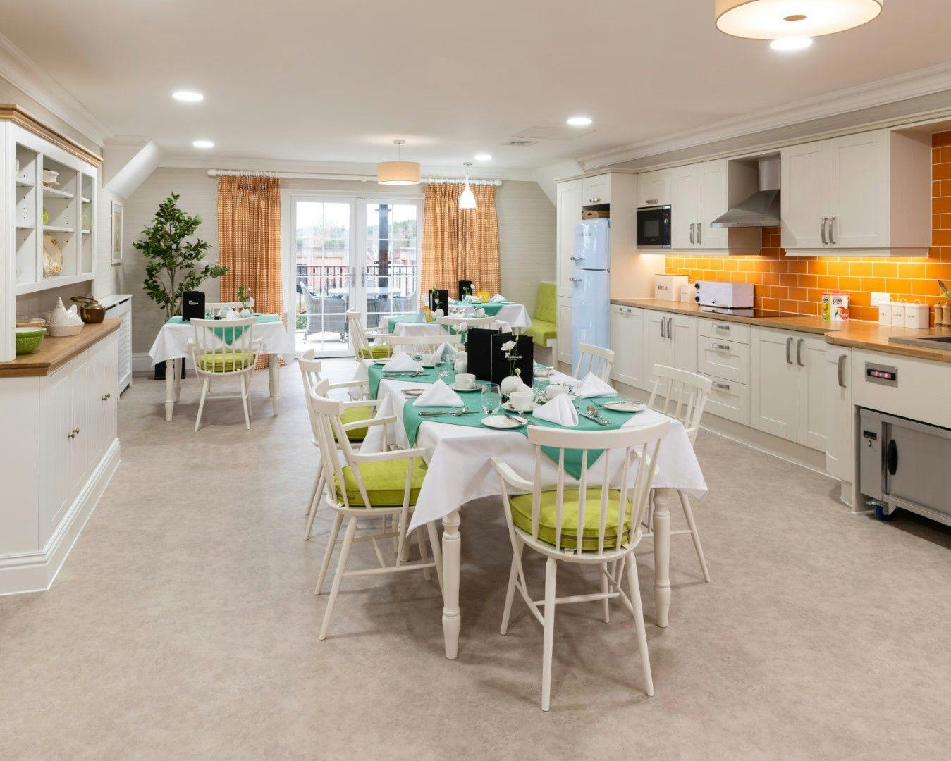 Dining Area at Henley Manor Care Home in Henley-on-Thames, South Oxfordshire