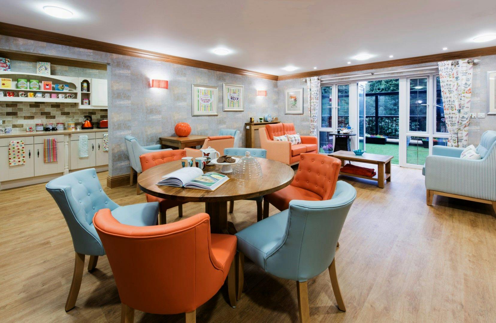 Dining Area at Anya court Care Home in Rugby, Warwickshire