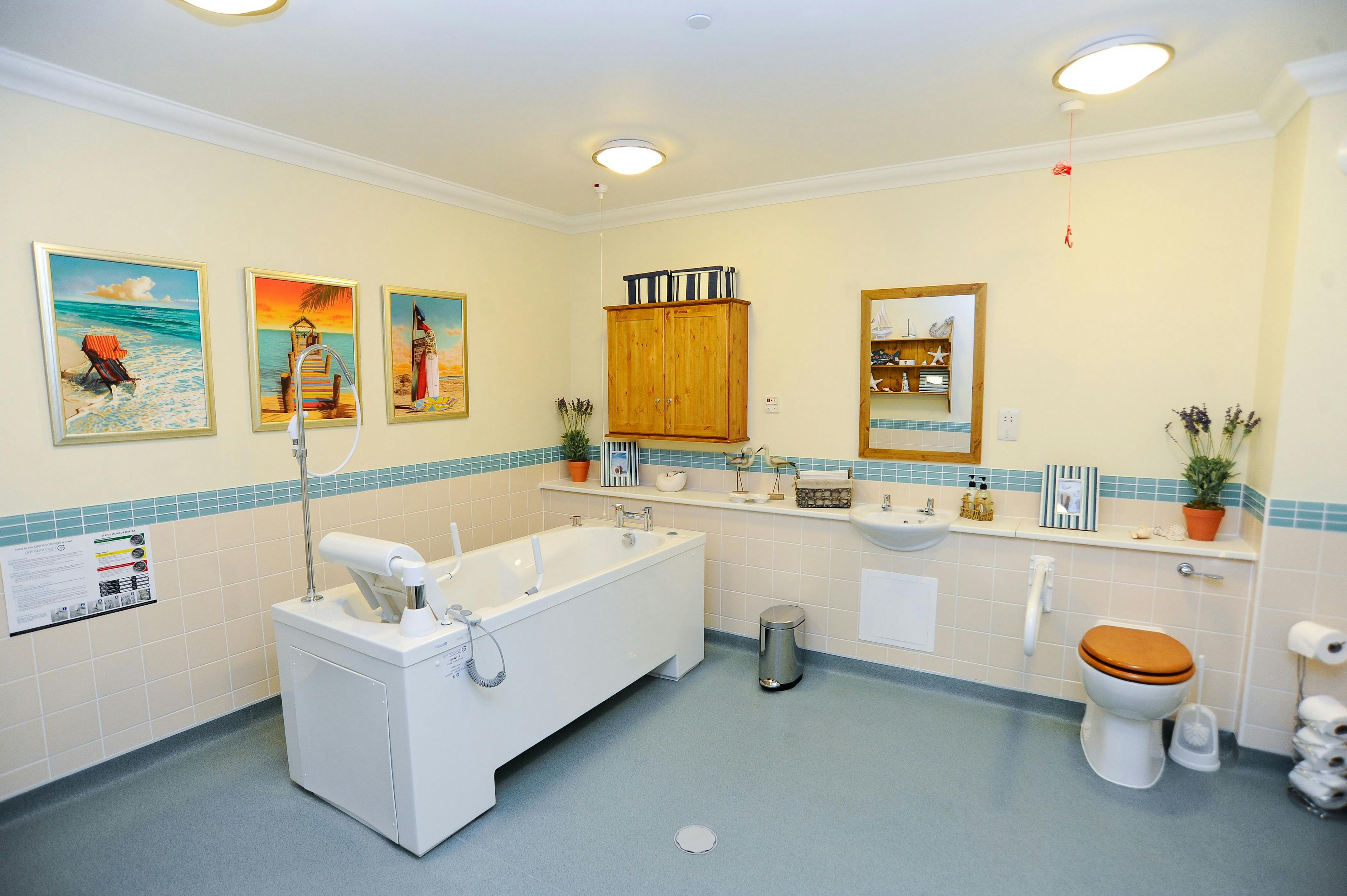 Spa Bathroom at Ritson Lodge Care Home in Gorleston-on-Sea, Great Yarmouth