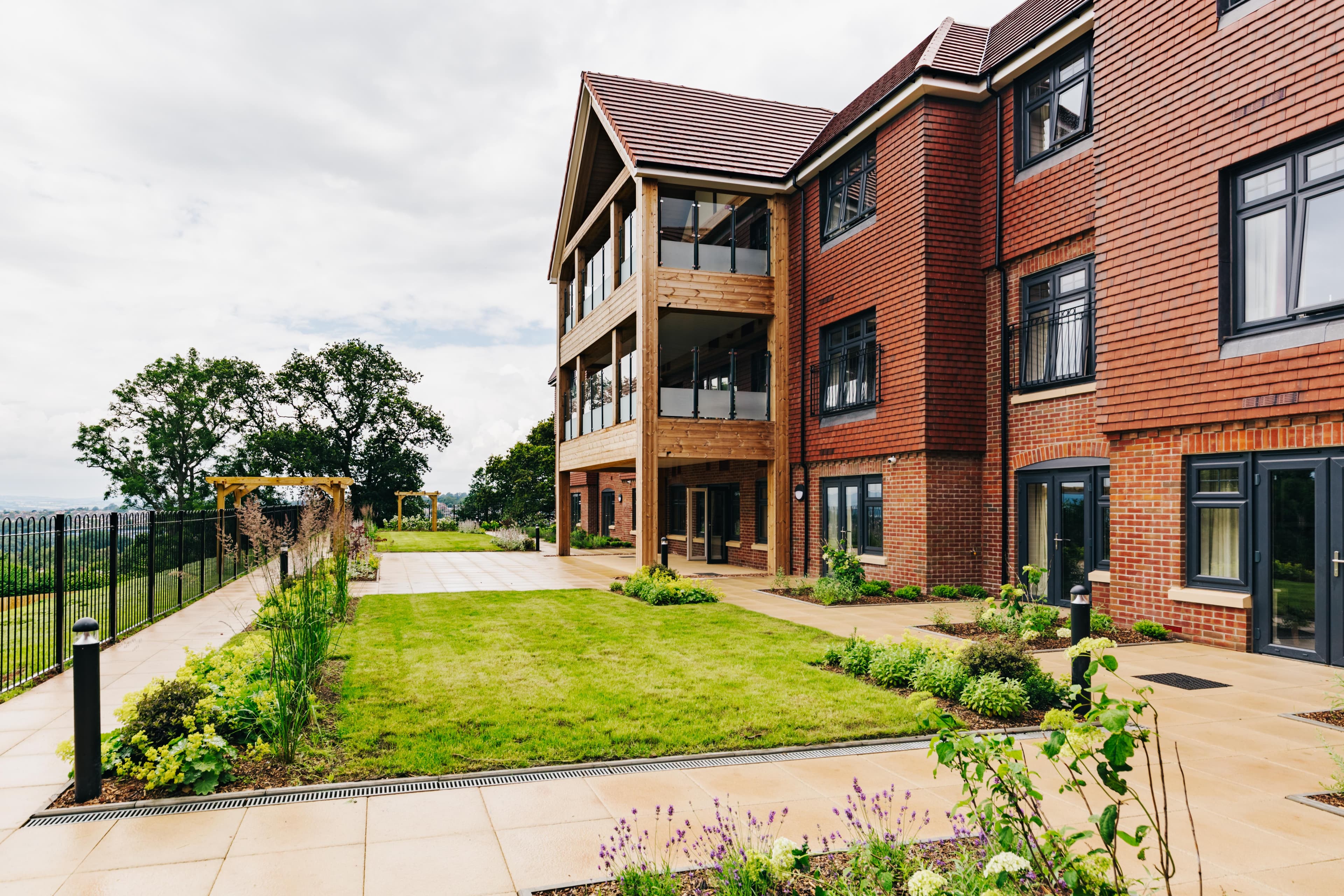 Garden at Raleigh Care Home in Exmouth, Devon