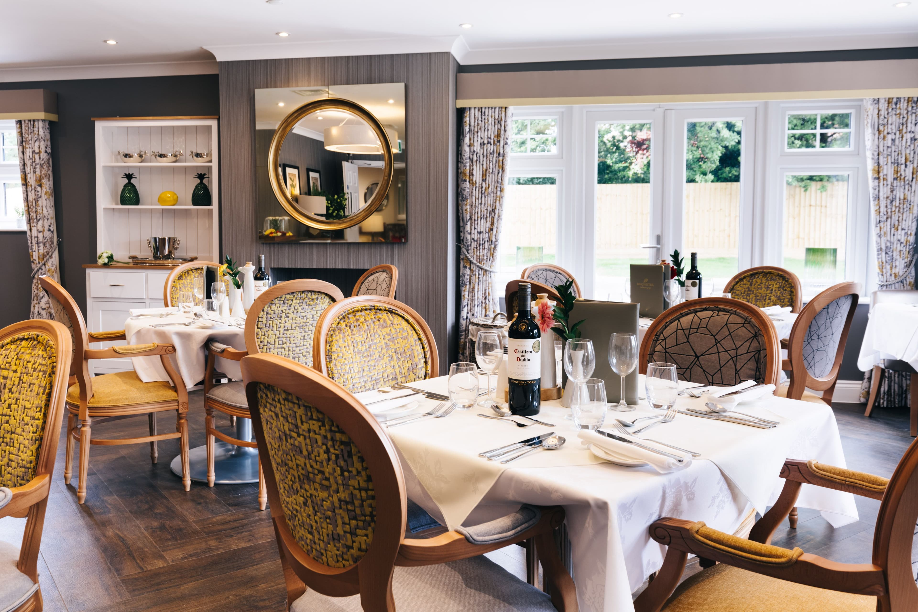 Dining Room at Raleigh Care Home in Exmouth, Devon