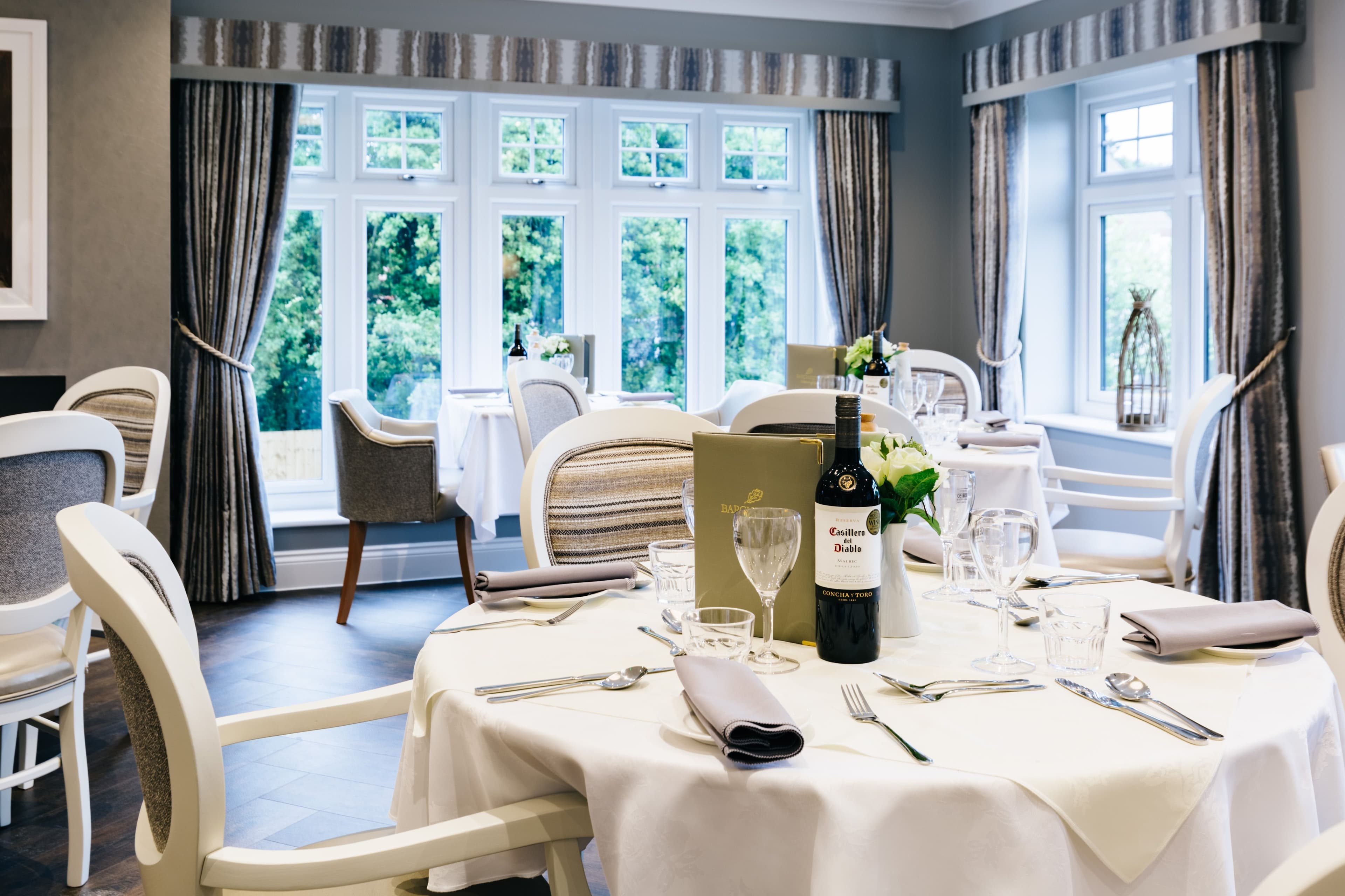 Dining Room at Raleigh Care Home in Exmouth, Devon