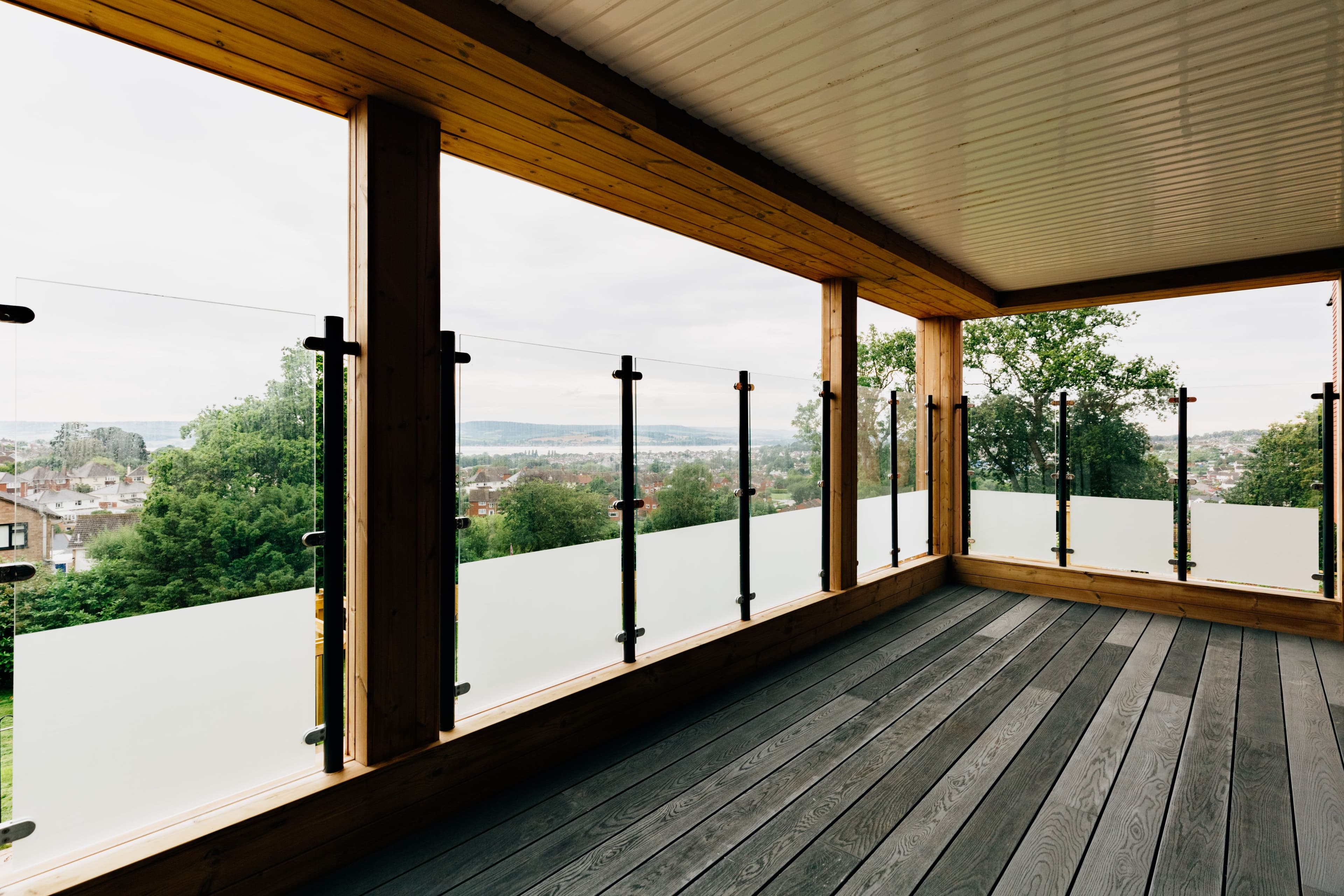 Balcony Area at Raleigh Care Home in Exmouth, Devon