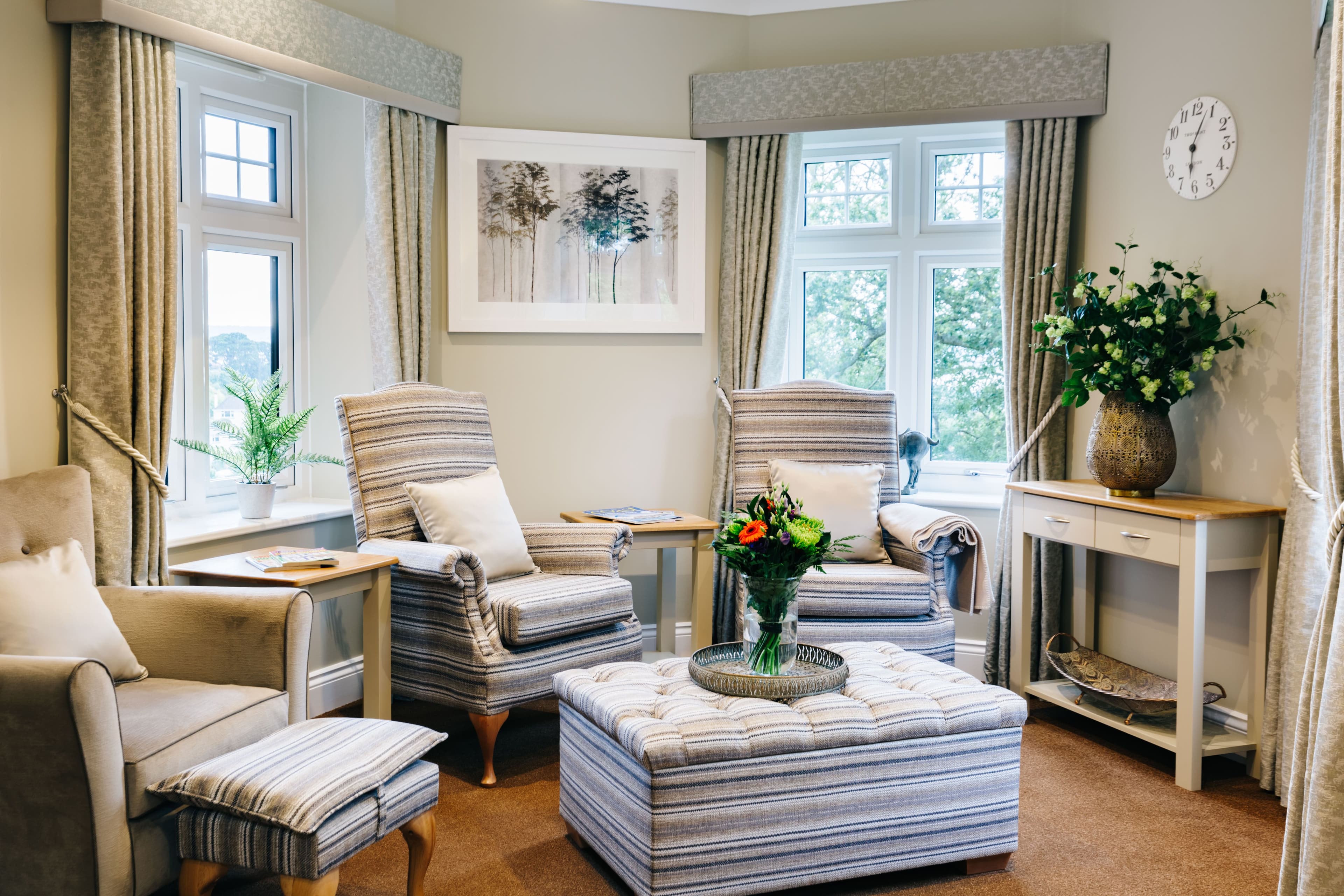 Communal Area at Raleigh Care Home in Exmouth, Devon
