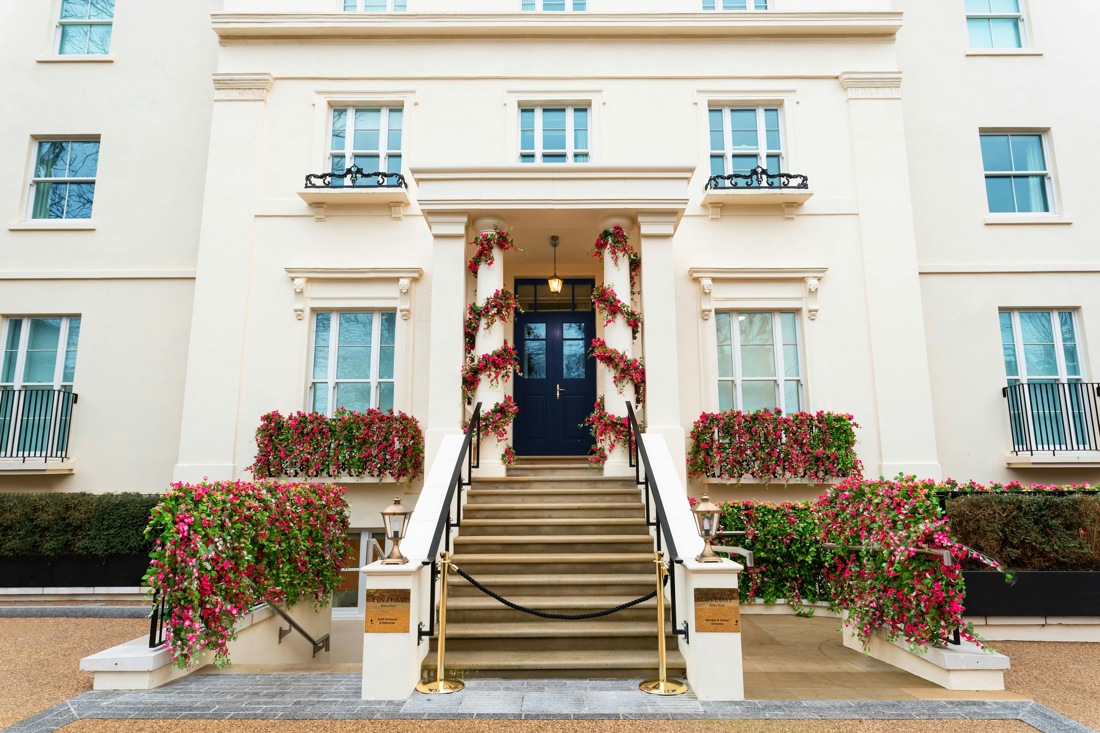 Exterior of Abbey Road Care Home in London, England