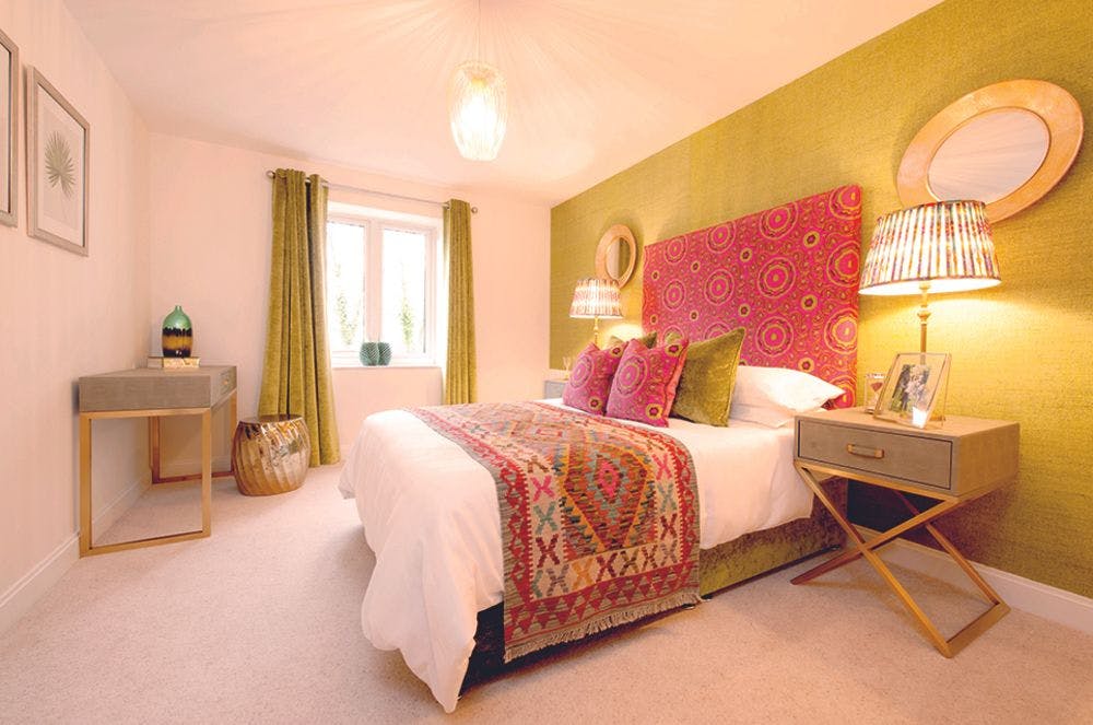 Bedroom at Shackleton Place Retirement Development in Devizes, Wiltshire