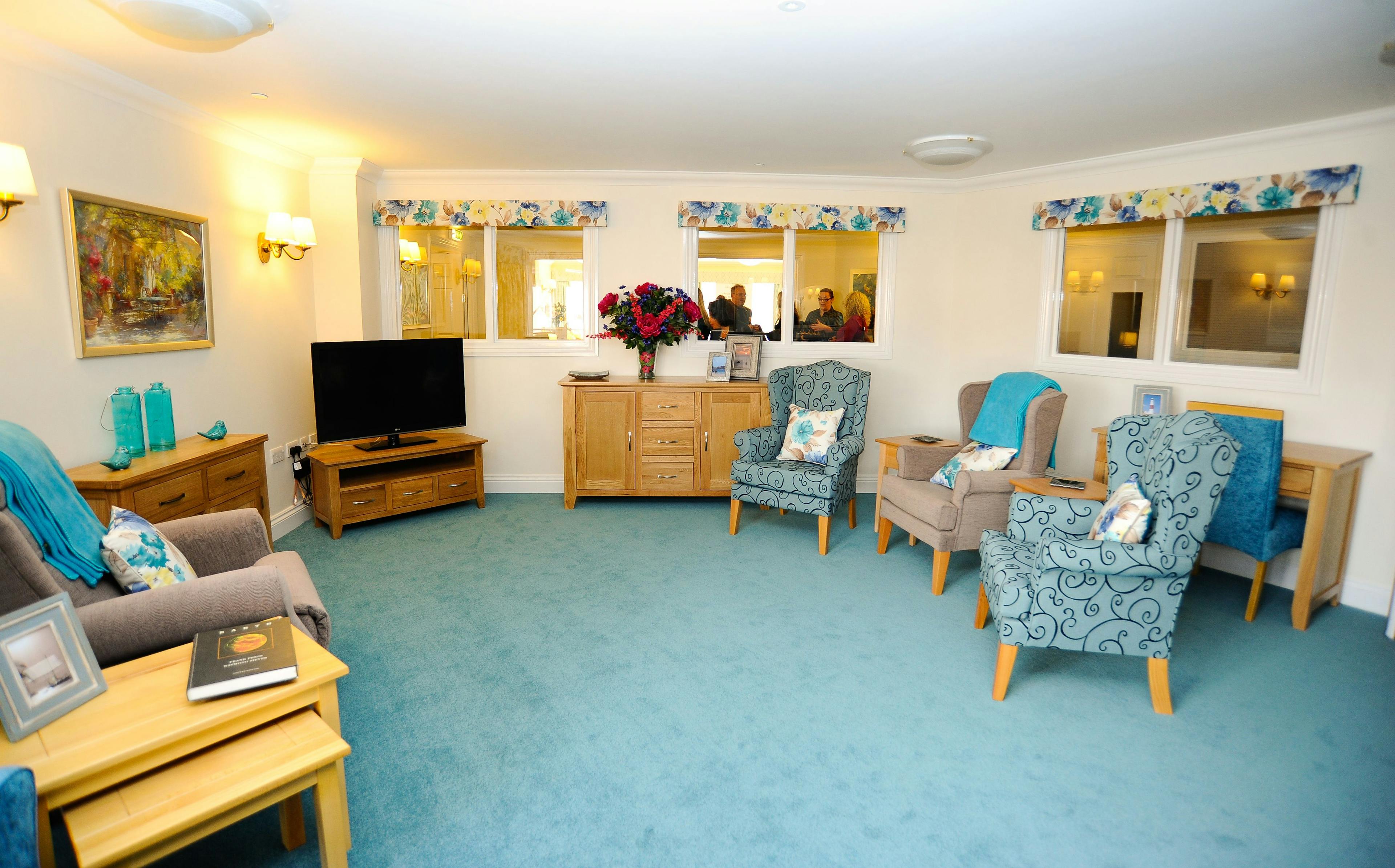 Lounge at Ritson Lodge Care Home in Gorleston-on-Sea, Great Yarmouth