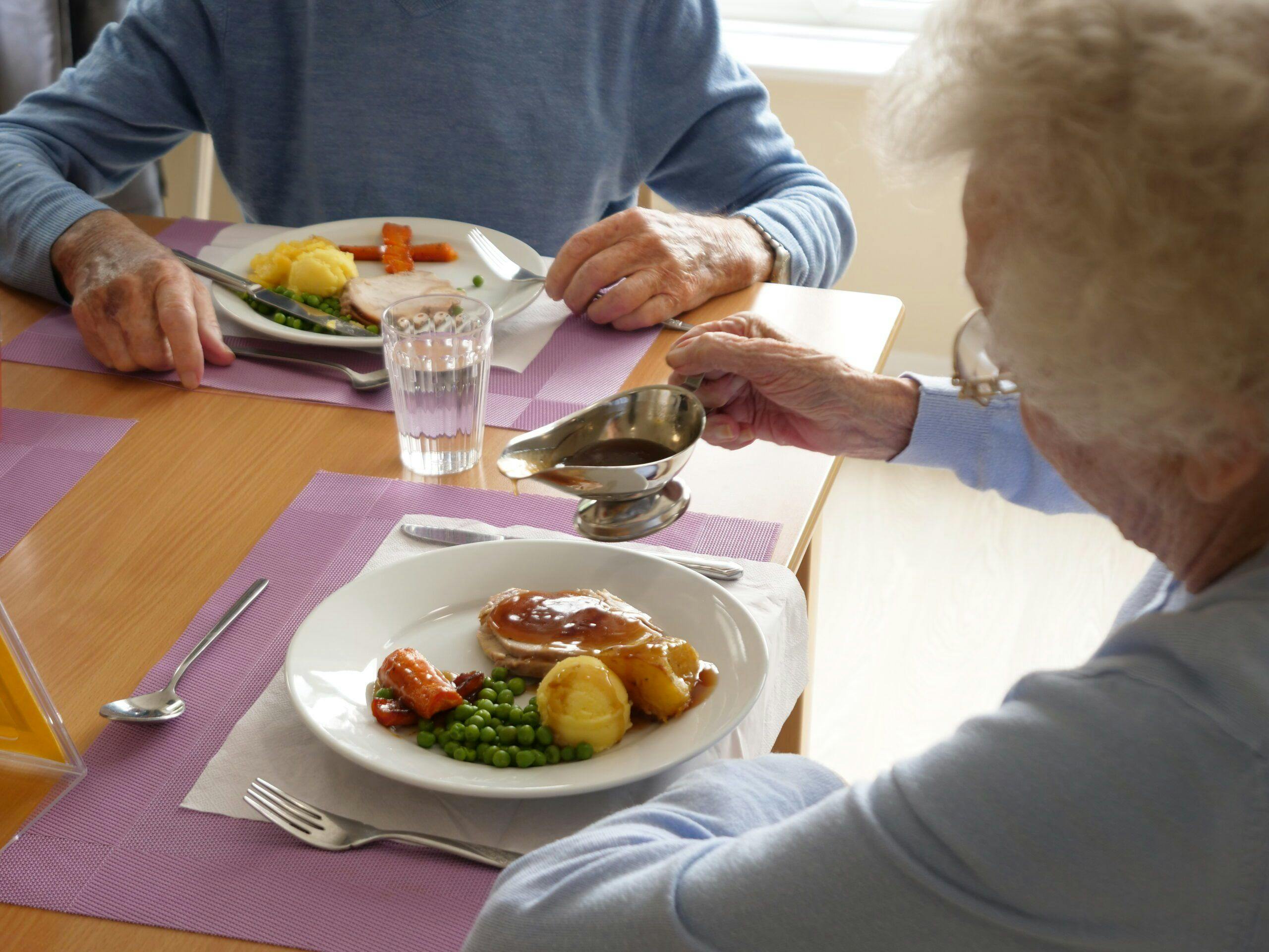Meals of Roselands care home in Rye, East Sussex