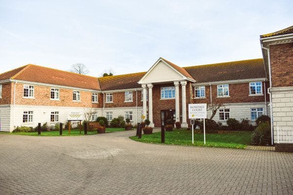 Exterior of Rosedale Court Care Home in Rayleigh, Rochford