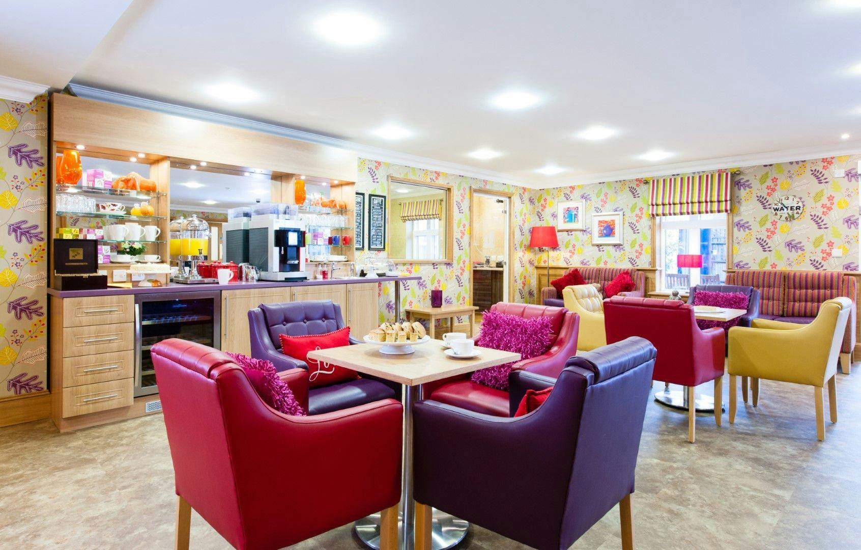 Dining Area at Kew House Care Home in Kingston upon Thames, Greater London 