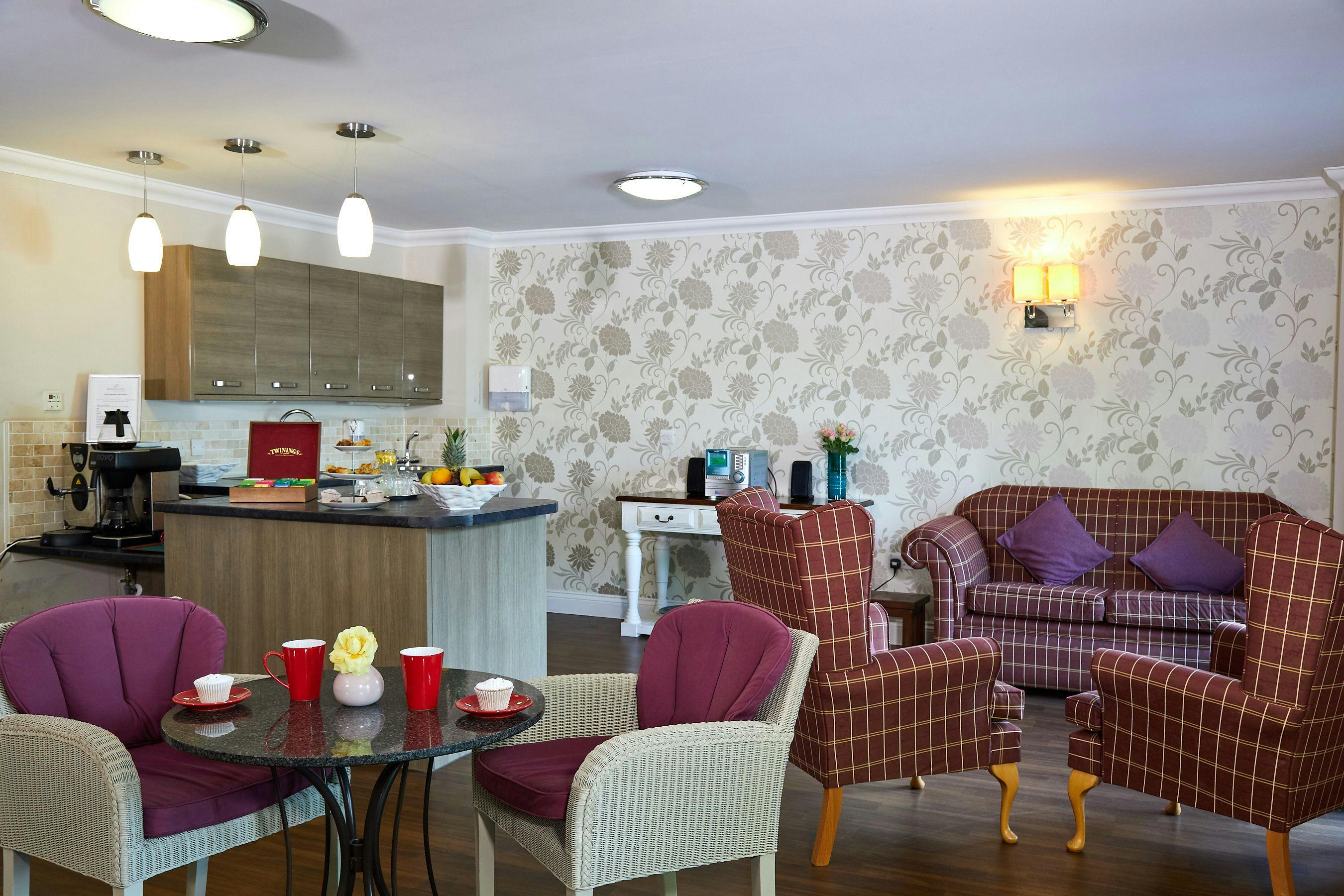 Communal Area at Rothsay Grange Care Holme in Andover, Test Valley