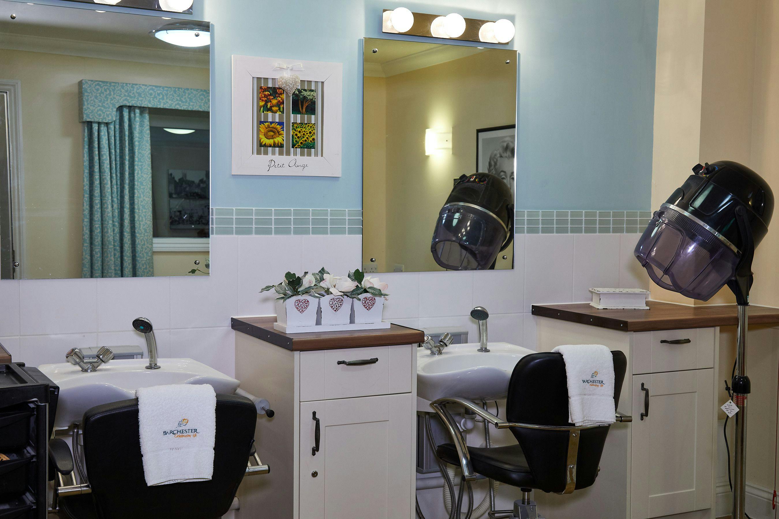 Salon at Rothsay Grange Care Holme in Andover, Test Valley