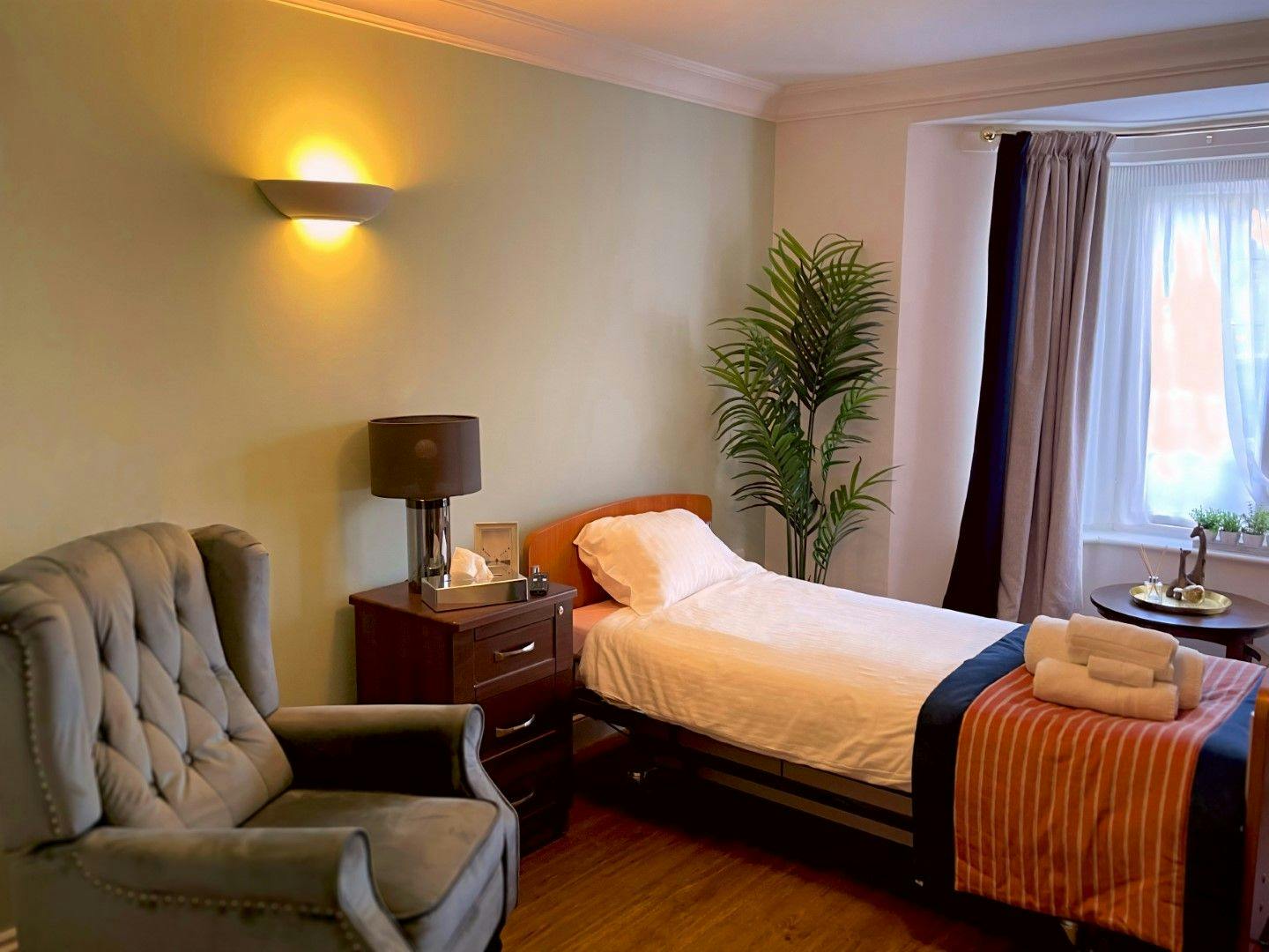Bedroom at Anisha Grange Care Home in Billericay, Basildon