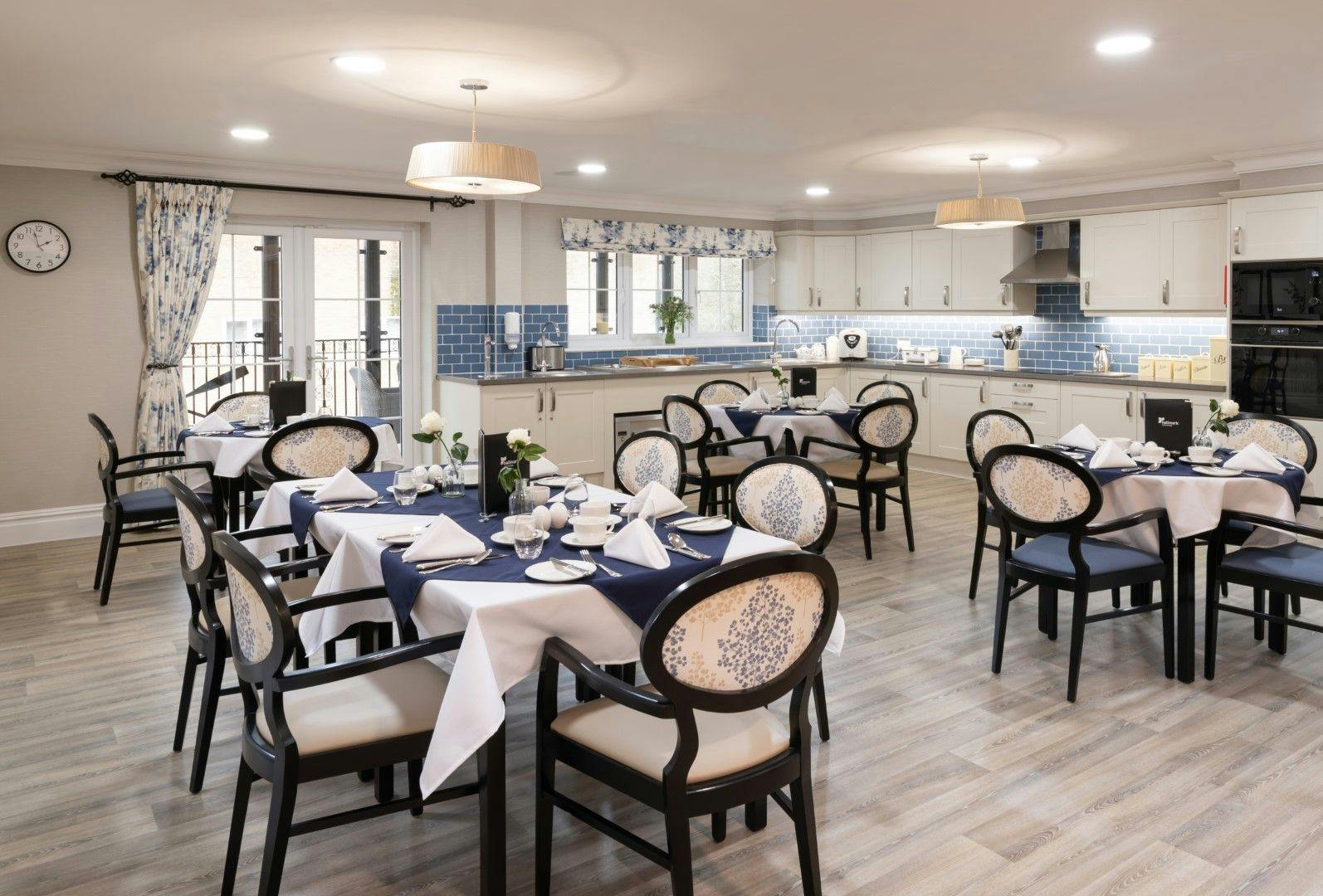 Dining Area at Henley Manor Care Home in Henley-on-Thames, South Oxfordshire