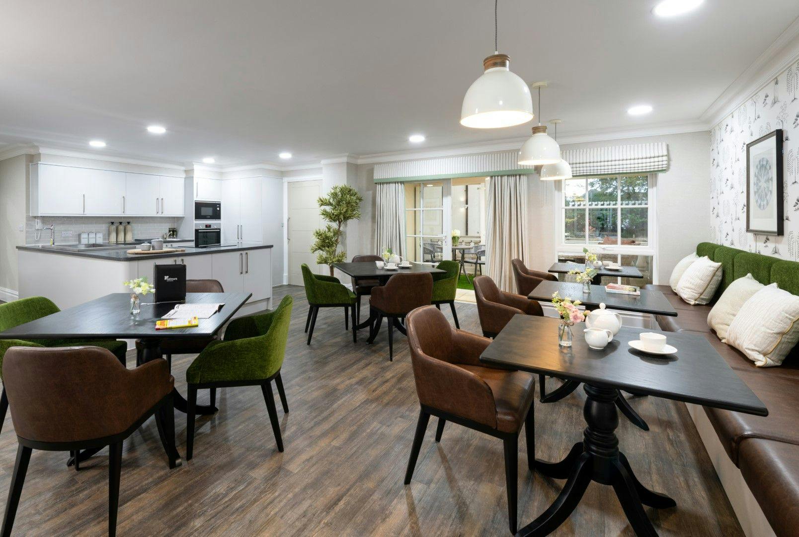 Dining Area at Hutton View Care Home in Brentwood, Essex