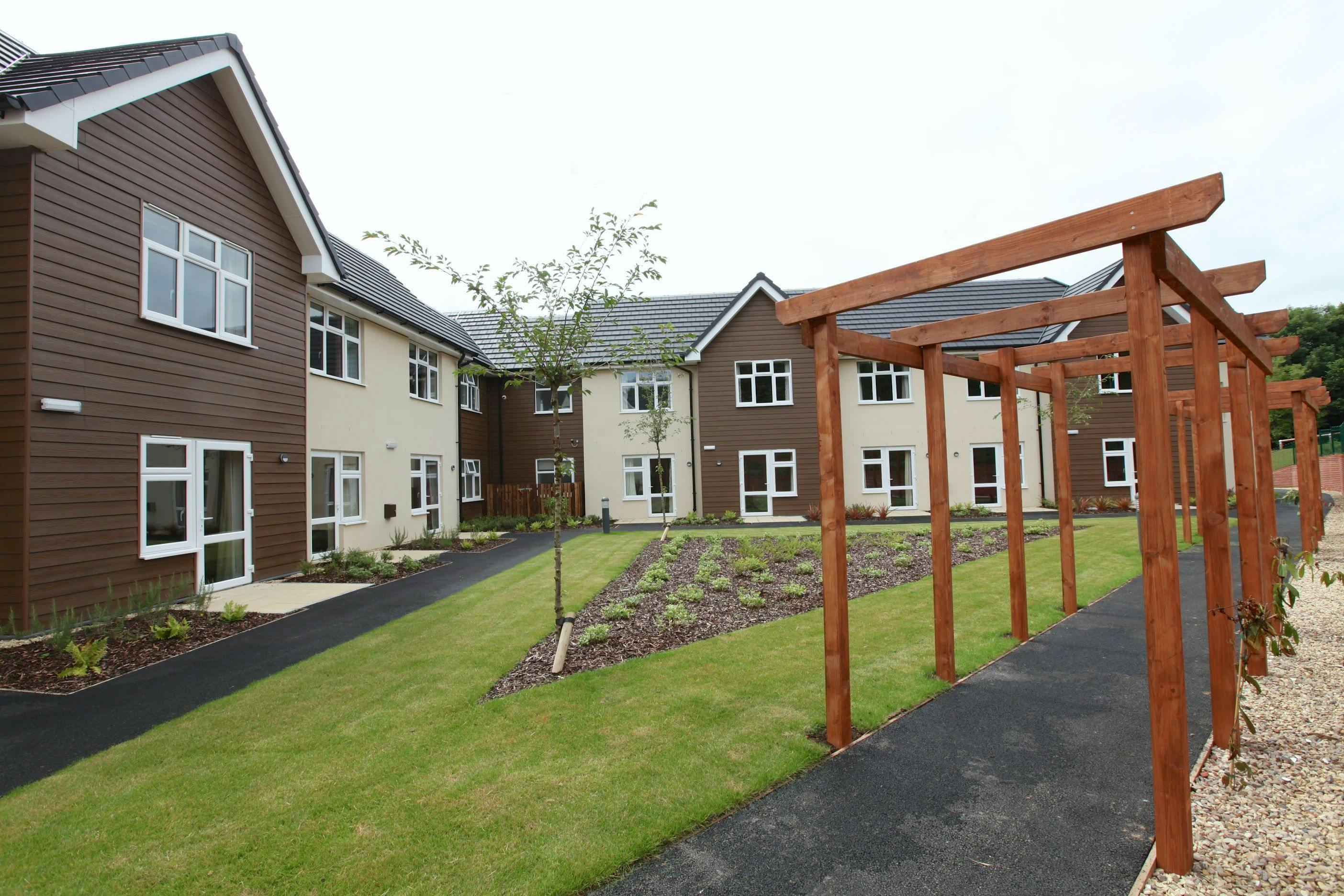 Exterior of Bryn Ivor Lodge care home in Newport, Cardiff