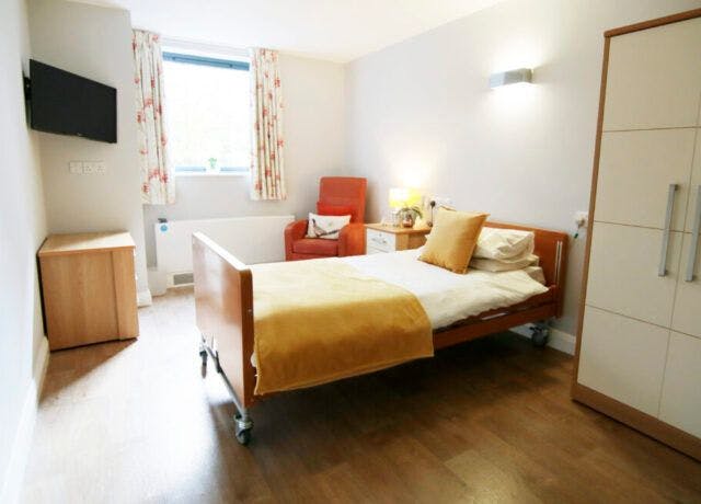 Bedroom at Abbey Wood Lodge Care Home in Ormskirk, West Lancashire