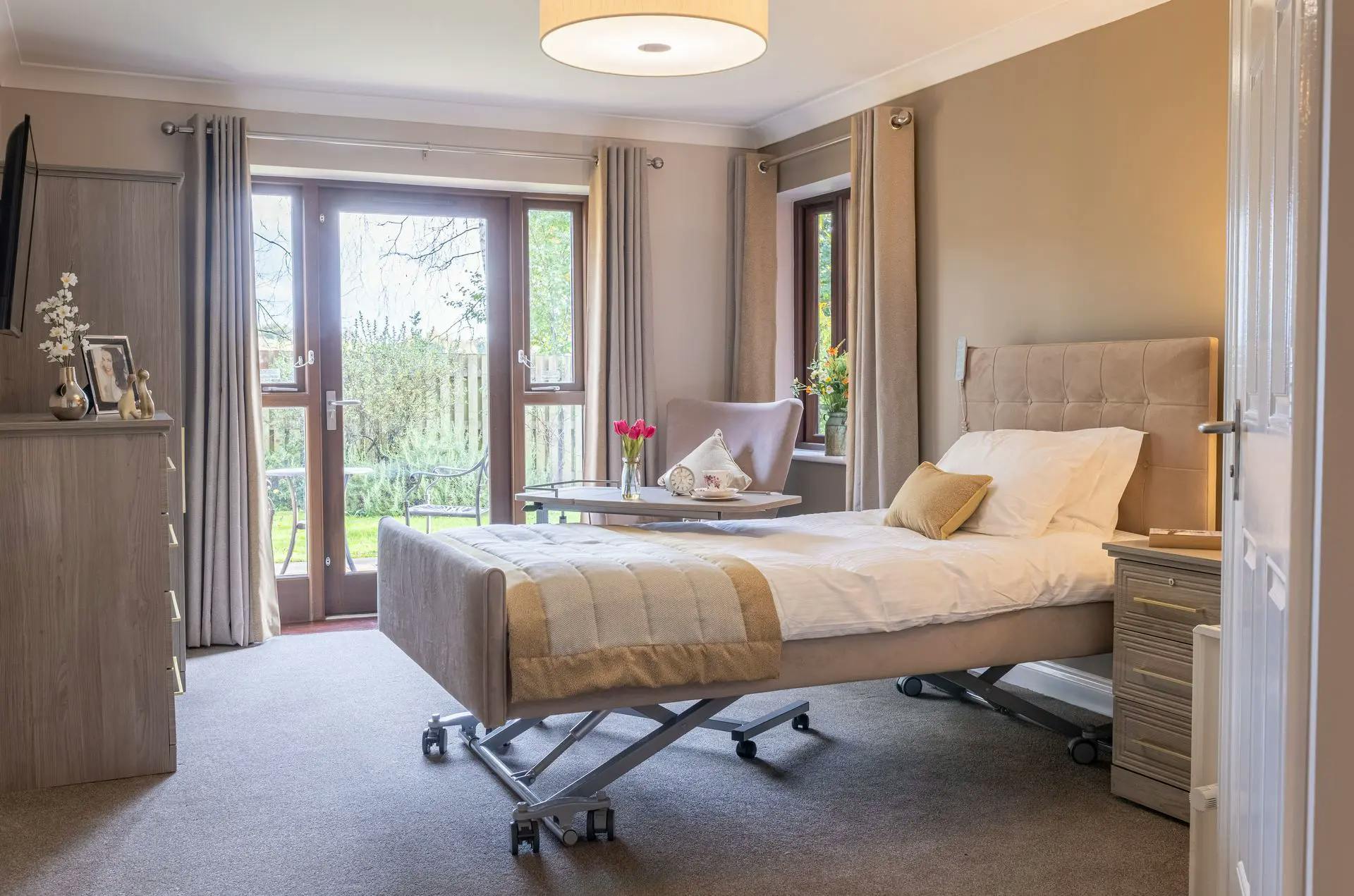Bedroom at Abbeycrest Care Home in Reading, Berkshire