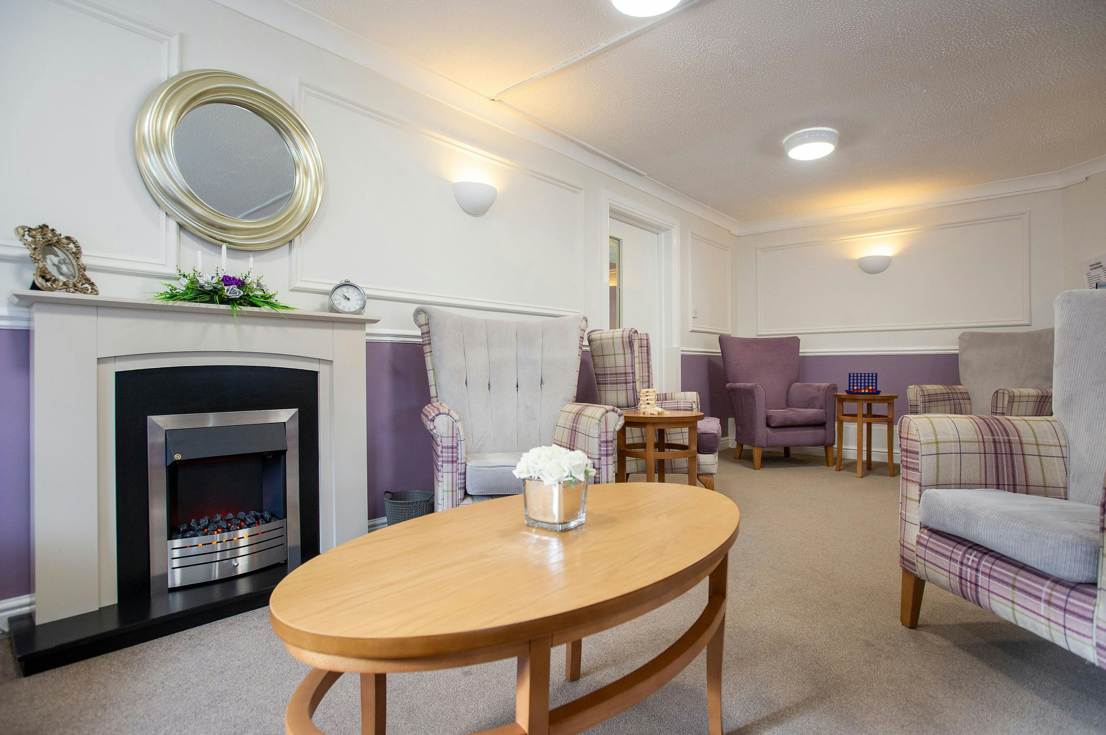 Communal Area at Albercorn House Care Home in Lanarkshire, Scotland