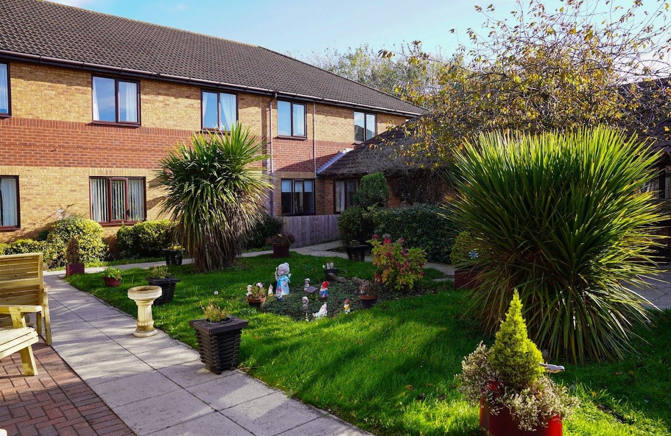 Garden at Ashwood Park Care Home in Peterlee, County Durham