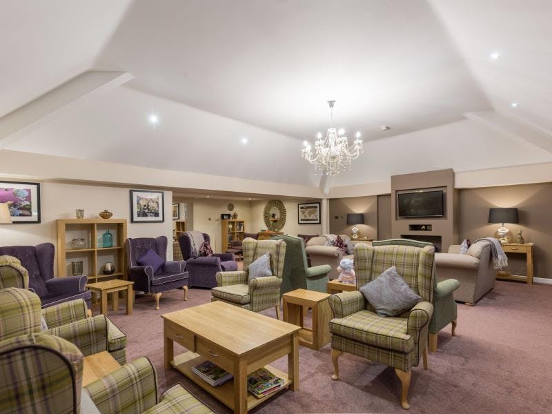 Communal Lounge of Southerndown Care Home in Chipping Norton, West Oxfordshire