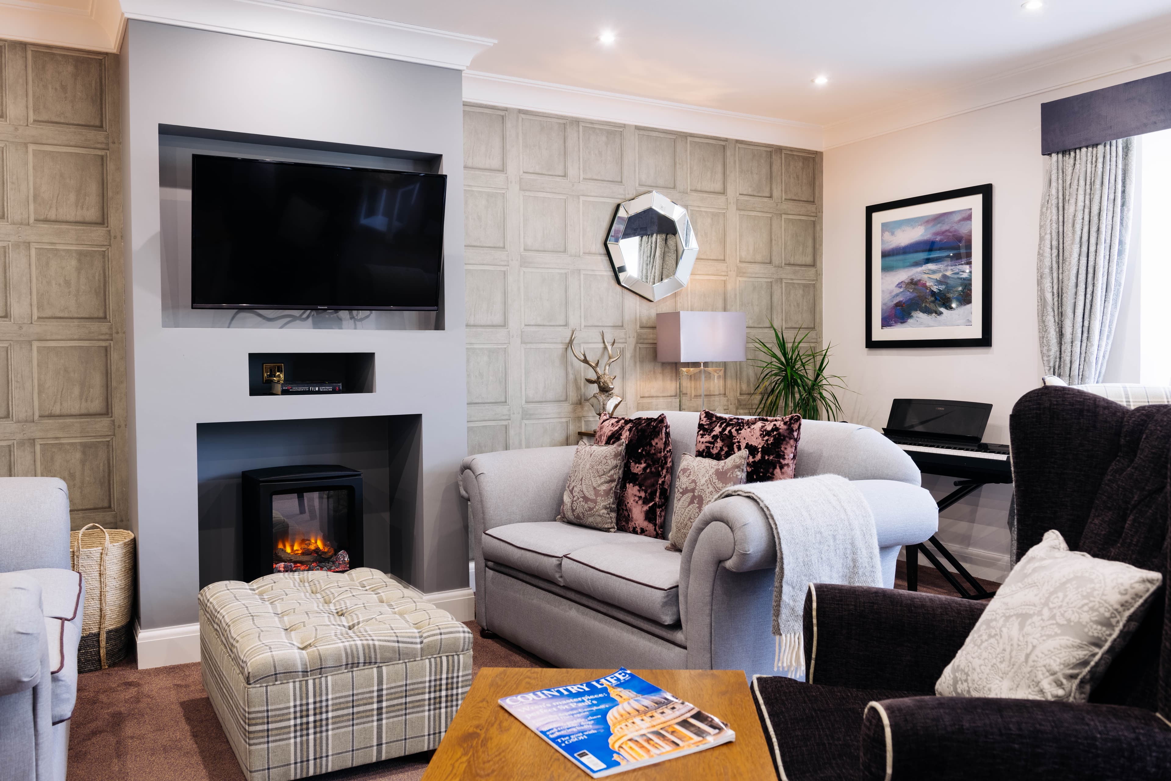 Communal Lounge of Chorleywood Beaumont Care Home in Chorleywood, Hertfordshire