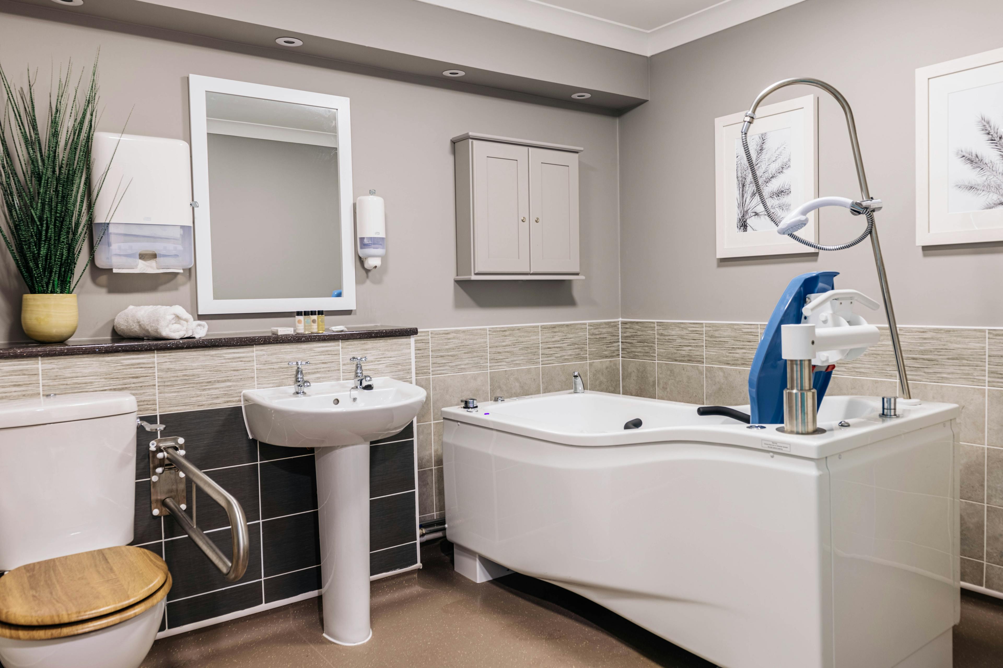 Spa Bathroom of Lawton Rise Care Home in Stoke-on-Trent, Staffordshire