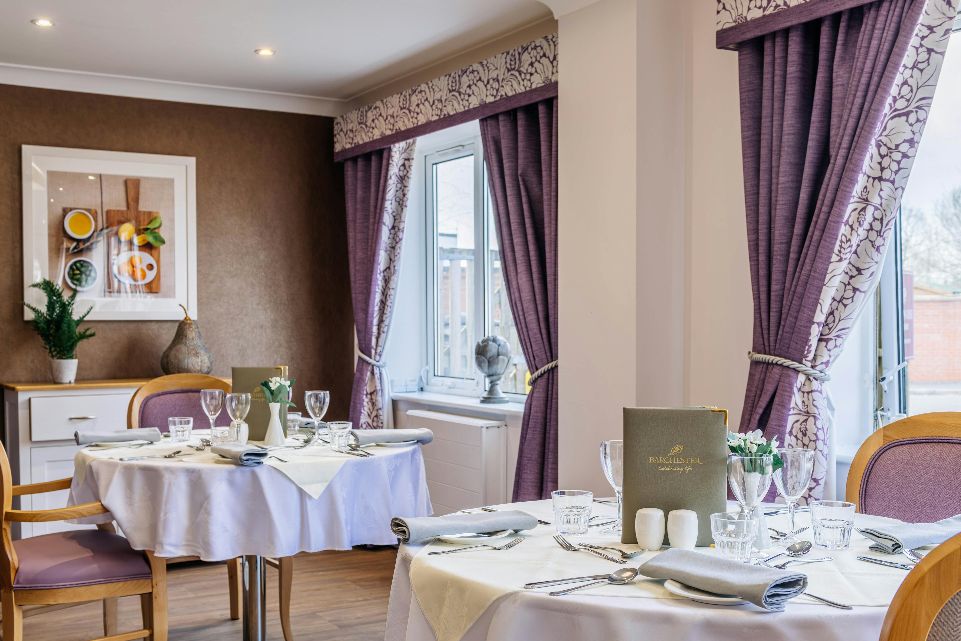 Dining Room of Lawton Rise Care Home in Stoke-on-Trent, Staffordshire