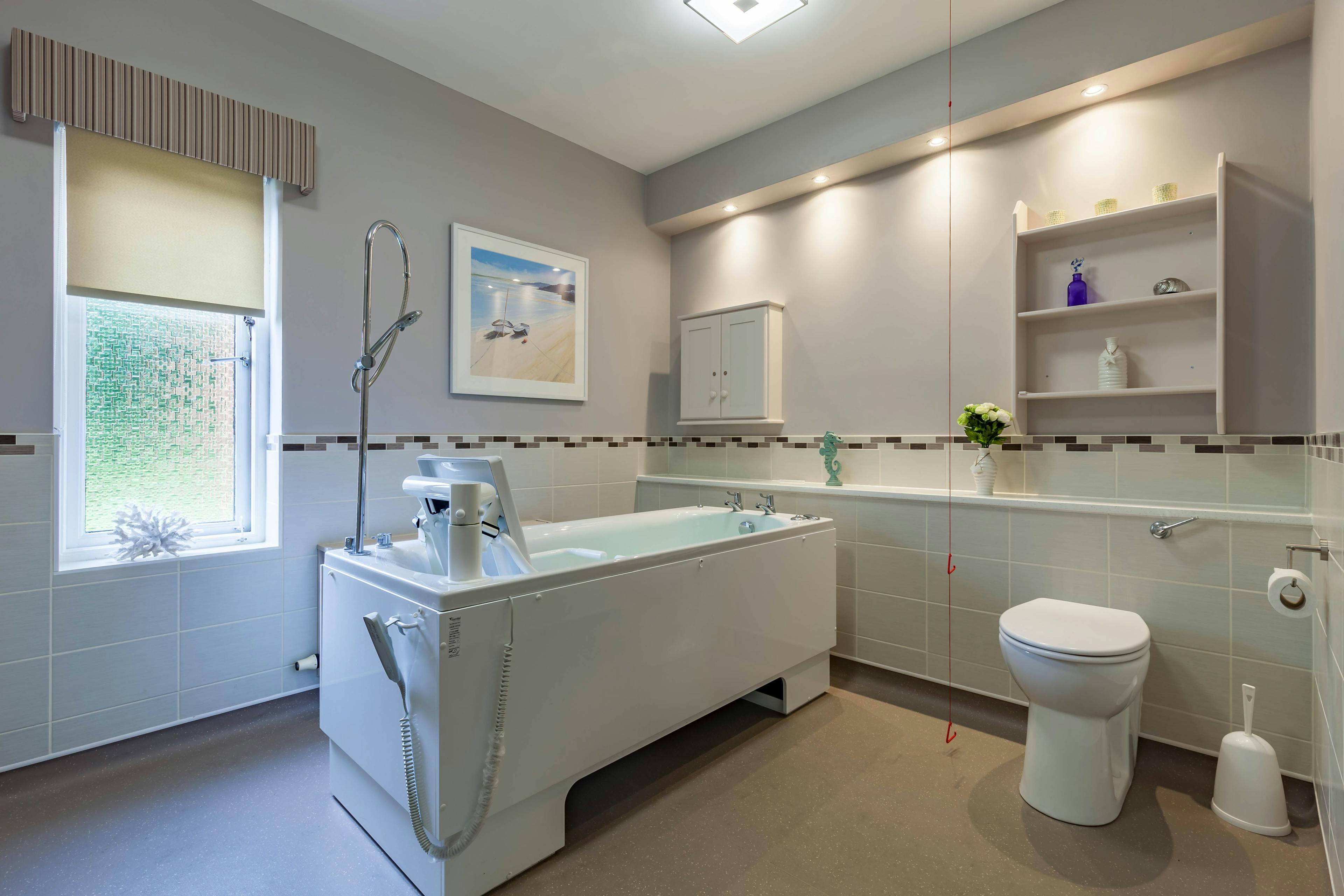 Spa Bathrrom at Lindum House Care in Beverley, East Riding of Yorkshire