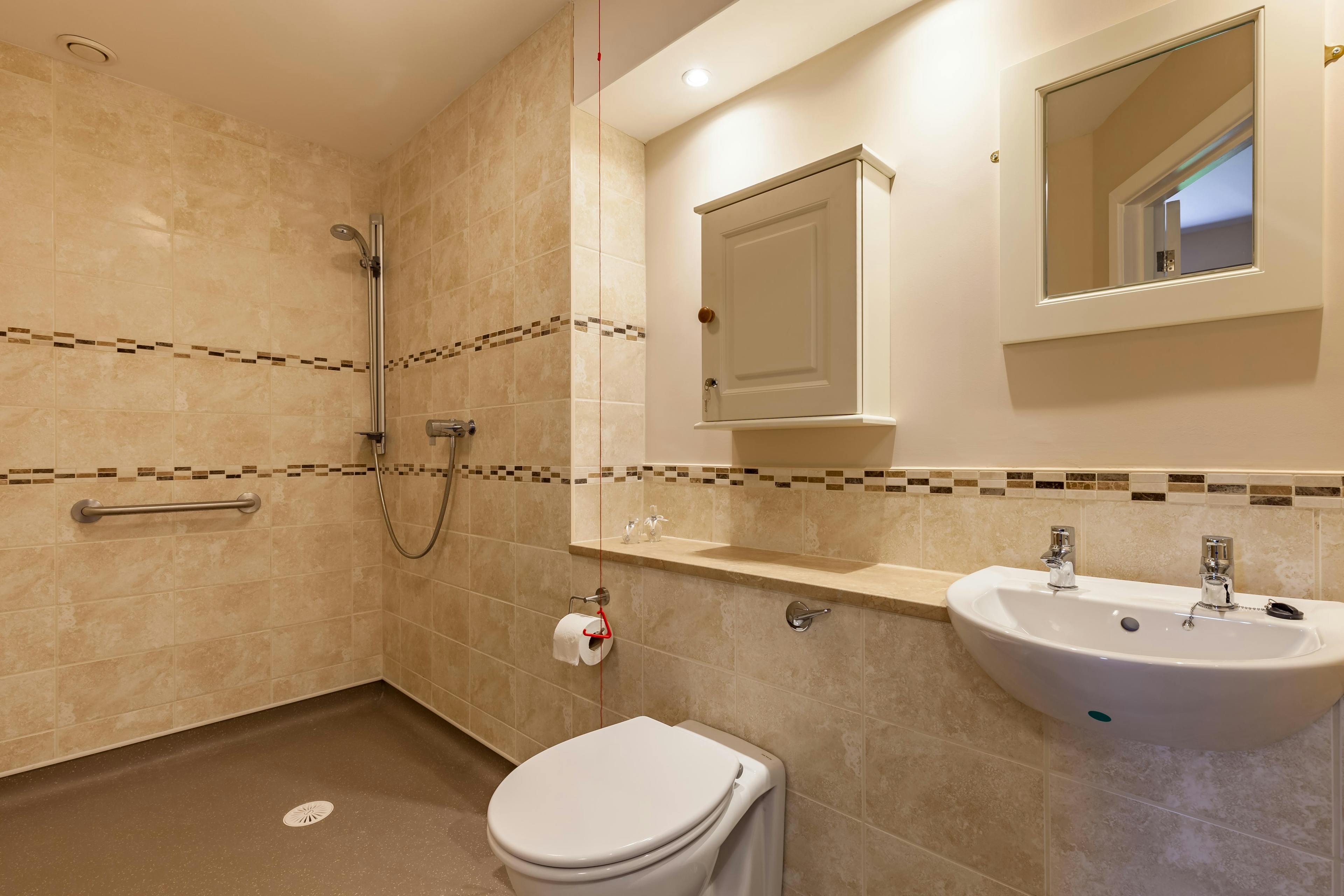 Bathroom at Lindum House Care in Beverley, East Riding of Yorkshire
