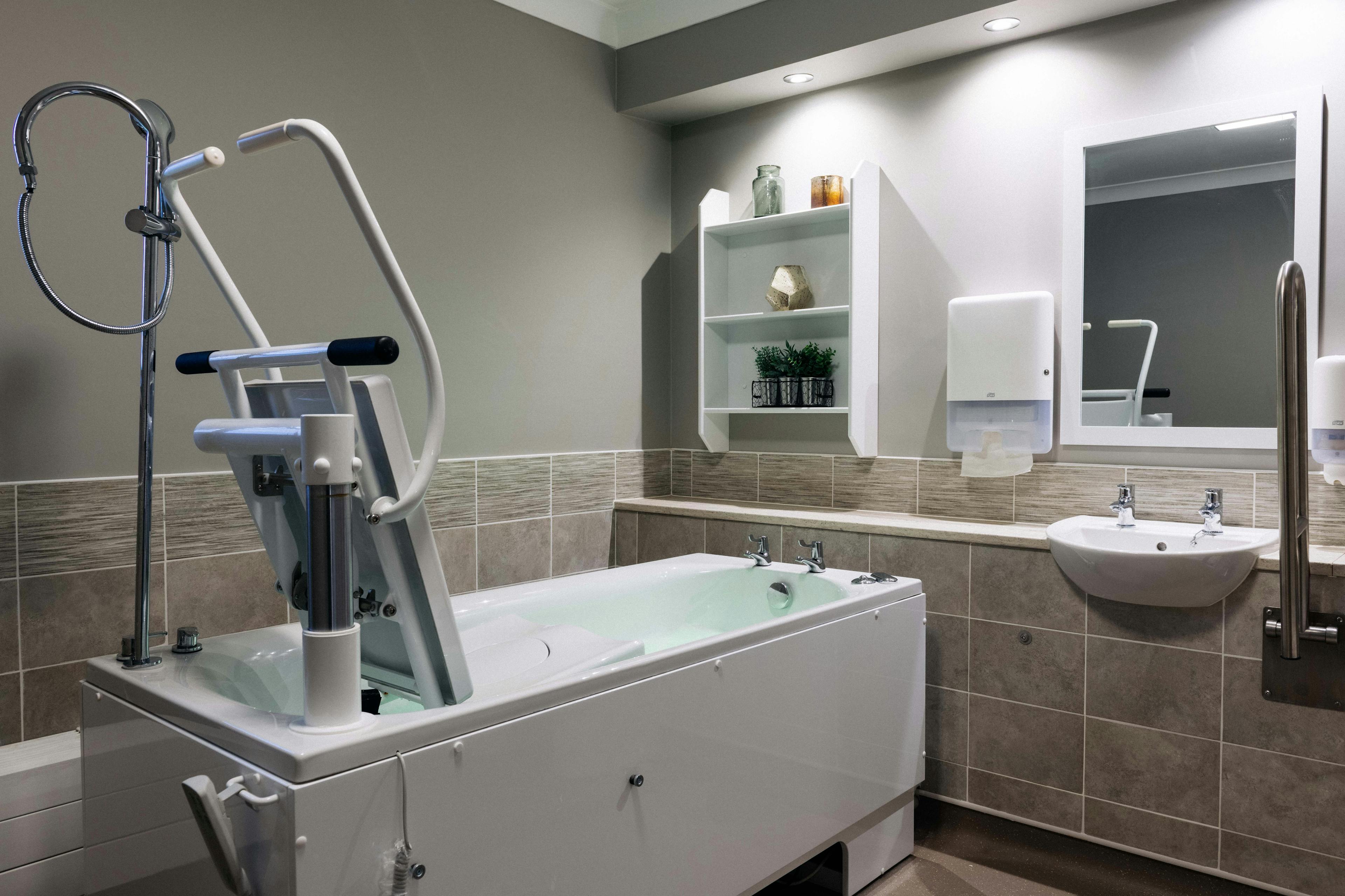 Spa Bathroom at Lochduhar Care Home in Dumfries and Galloway, The Stewartry of Kirkcudbright
