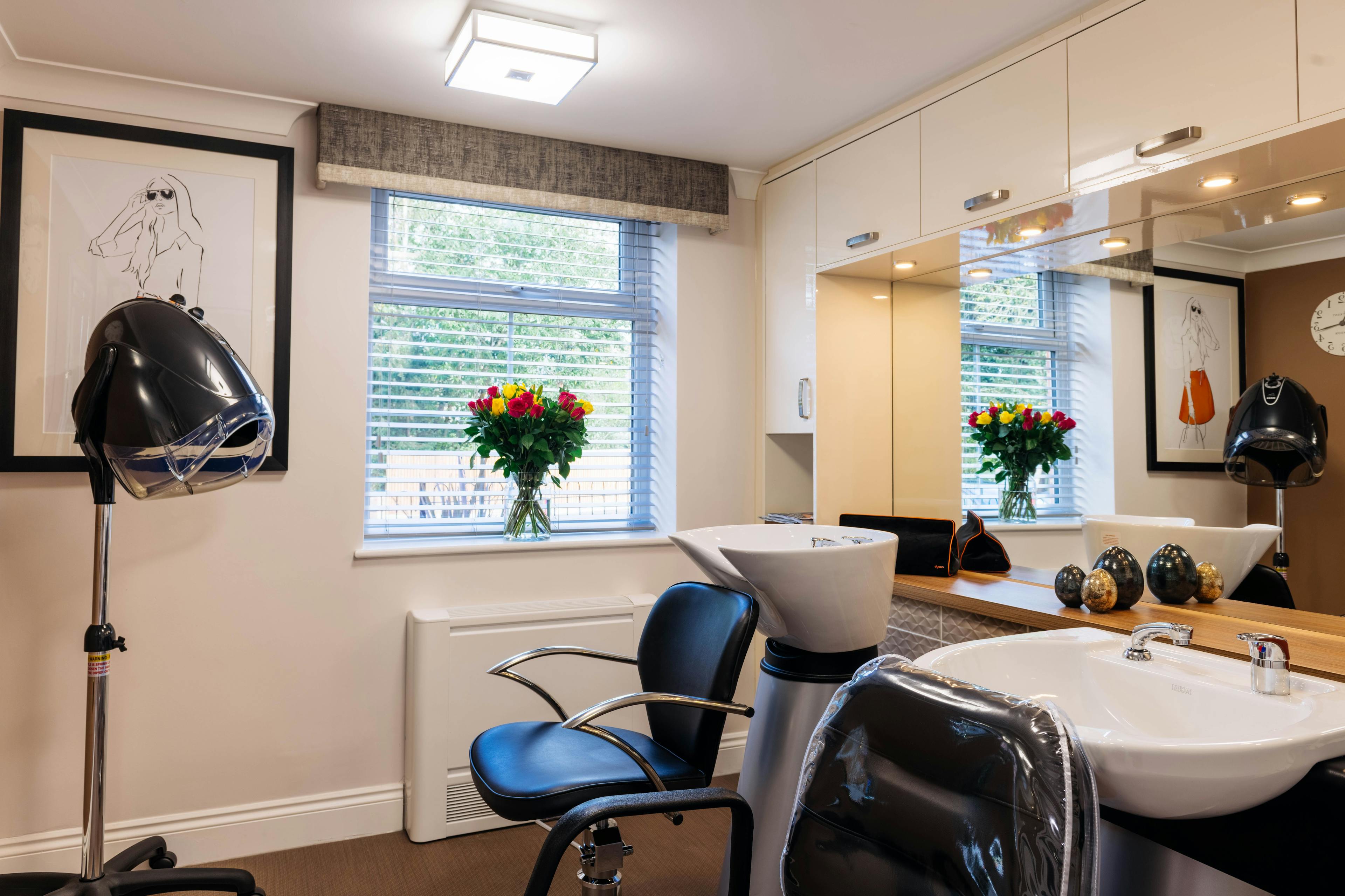 Salon at Lydfords Care Home in Lewes, East Sussex