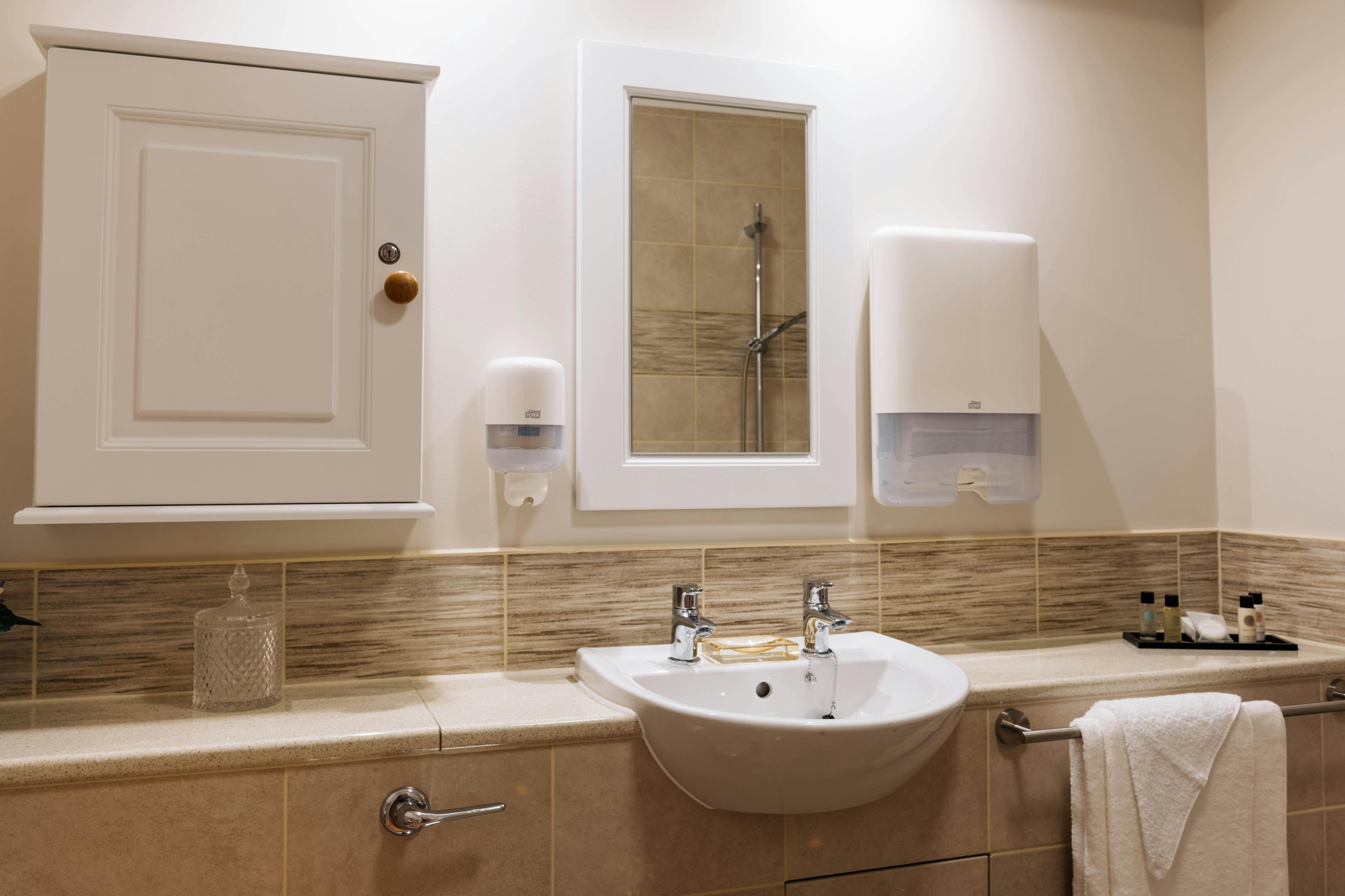 Bathroom at Lydfords Care Home in Lewes, East Sussex